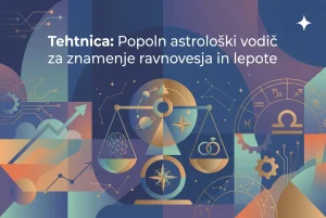 Professional header image for industry analysis: Tehtnica: Popoln astrološki vodič za znamenje ravnovesja ...