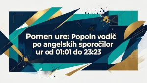 Professional header image for list-based article: Pomen ure: Popoln vodič po angelskih sporočilih ur od 01:...